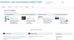 Desktop Screenshot of directory.pokrov.com